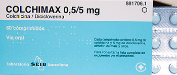 medicamento Colchimax de Laboratorios Seid colchicina