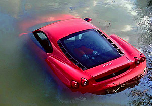 Vehículo coche inundaciones reclamación