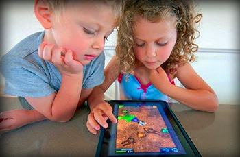 Peligro Menores nuevas tecnologías tablet