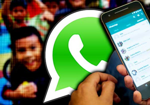 Prohibido WhatsApp a menores