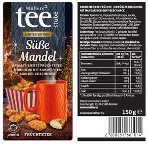 Té de frutas Limited Edition Früchtetee Süße Mandel