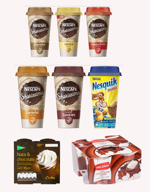 Productos Nescafé  retirados del mercado