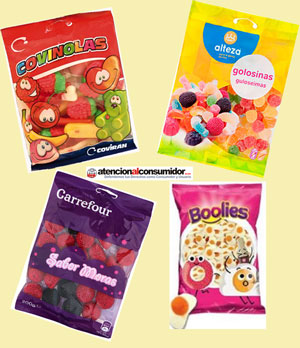Gominolas retiradas del mercado